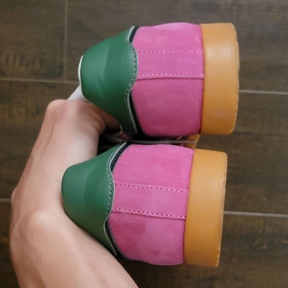 NEW Anthropologie Gola Suede Elan Trainer Sneaker Womens 9 Athleisure Gorpcore - Picture 6 of 8